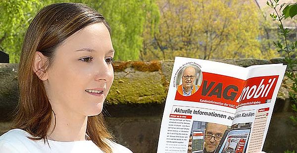 Kundenzeitung VAG VerkehrsAktiengesellschaft Nürnberg